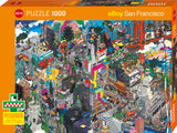 San Francisco Quest - Pixorama | eBoy | Heye | 1000 Pieces | Jigsaw Puzzle