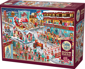 Santa's Parade - Diane Dempsey | Cobble Hill | 2000 Pieces | Jigsaw Puzzle