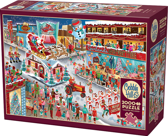 Santa's Parade - Diane Dempsey | Cobble Hill | 2000 Pieces | Jigsaw Puzzle