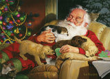 Santa's Quiet Time - Tom Newsom | Cobble Hill | 1000 Pieces | Jigsaw Puzzle