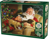 Santa's Quiet Time - Tom Newsom | Cobble Hill | 1000 Pieces | Jigsaw Puzzle