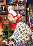 Santa's Quilt - Tom Newsom | Cobble Hill | 1000 Pieces | Jigsaw Puzzle
