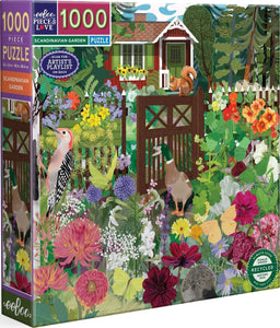Scandinavian Garden - Cecilia Pettersson | Eeboo | 1000 Pieces | Jigsaw Puzzle
