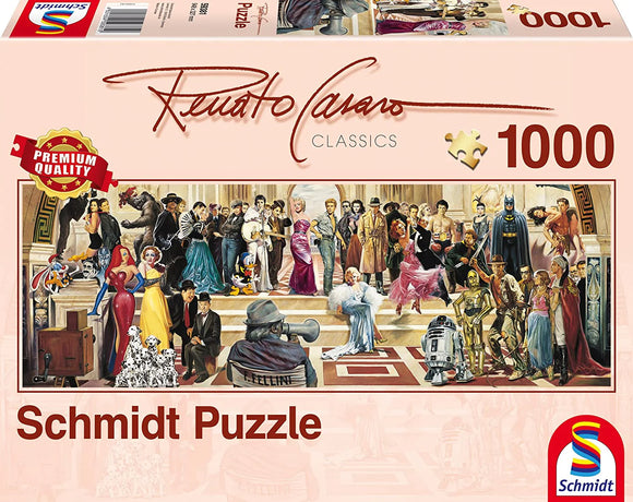 100 Years Of Film - Renato Casaro | Schmidt | 1000 Pieces | Panorama Jigsaw Puzzle