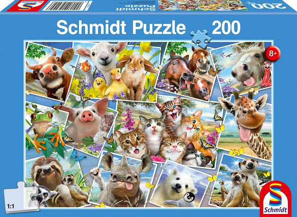 Schmidt | Animal Selfies - Howard Robinson | 200 Pieces | Jigsaw Puzzle
