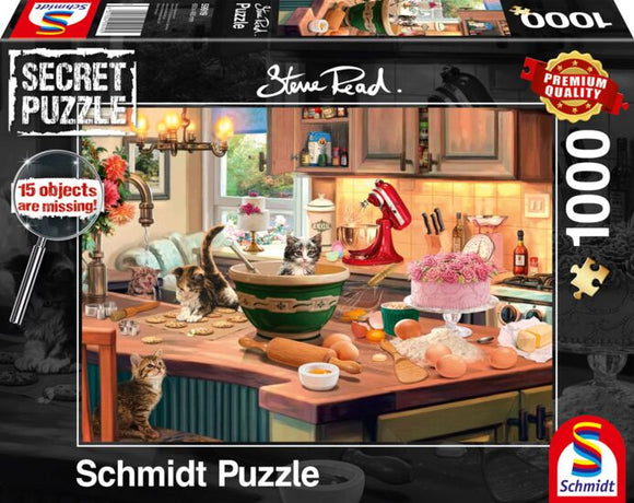 Schmidt | At The Kitchen Table - Steve Read | Secret Puzzle | 1000 Pieces | Jigsaw Puzzle