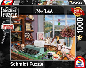 Schmidt | At The Writing Table - Steve Read | Secret Puzzle | 1000 Pieces | Jigsaw Puzzle