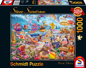 Beach Mania - Steve Sundram | Schmidt | 1000 Pieces | Jigsaw Puzzle