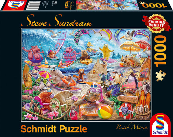 Schmidt | Beach Mania - Steve Sundram | 1000 Pieces | Jigsaw Puzzle