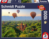 Hot Air Balloons - Mandalay, Myanmar | Schmidt | 1000 Pieces | Jigsaw Puzzle