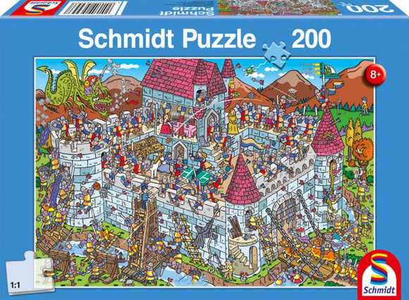 Schmidt | Knight's Castle - Emiliano Migliardo | 200 Pieces | Jigsaw Puzzle