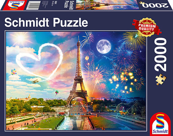 Schmidt | Paris - Day And Night | Lars Stewart | 2000 Pieces | Jigsaw Puzzle