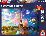 Paris - Day And Night | Lars Stewart | Schmidt | 2000 Pieces | Jigsaw Puzzle