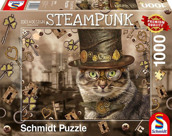 Schmidt | Steampunk Cat - Markus Binz | 1000 Pieces | Jigsaw Puzzle