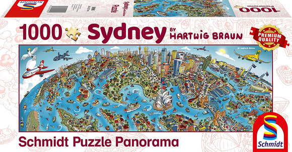 Schmidt | Sydney - Hartwig Braun | 1000 Pieces | Panorama Jigsaw Puzzle