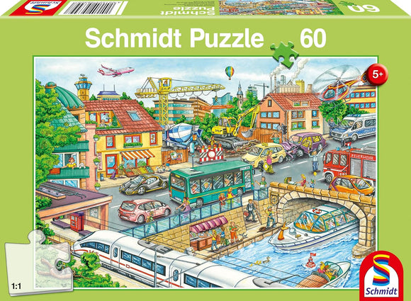 Schmidt | Vehicles And Traffic | 60 Pieces | Jigsaw Puzzle
