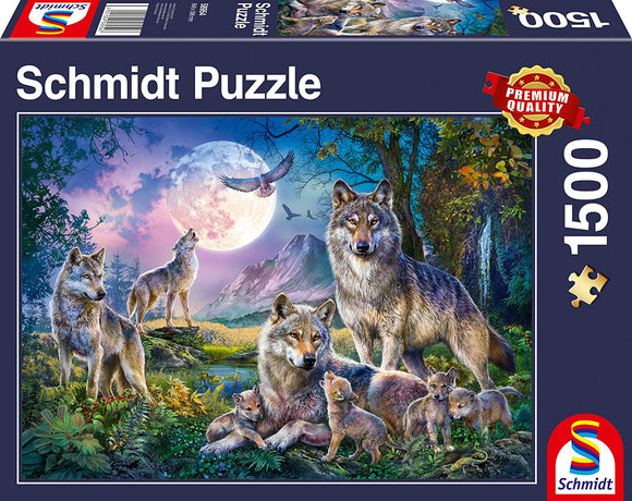 Schmidt | Wolves - Silvia Christoph | 1500 Pieces | Jigsaw Puzzle
