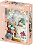Flowers | Botop Blackcard | 1000 Pieces | Jigsaw Puzzle