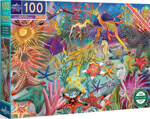 Seahorses, Sea Stars & Sea Slugs - Uta Krogmann | Eeboo | 100 Pieces | Jigsaw Puzzle