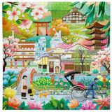 Seasons In Kyoto - Jennifer Potter | Eeboo | 1000 Pieces | Jigsaw Puzzle