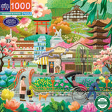 Seasons In Kyoto - Jennifer Potter | Eeboo | 1000 Pieces | Jigsaw Puzzle