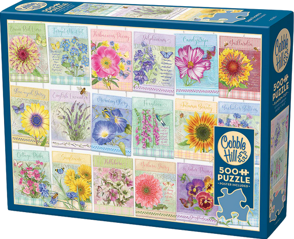 Seed Packets - Jane Shasky | Cobble Hill | 500 Pieces | Jigsaw Puzzle