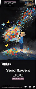 Send Flowers | Blackcard | Botop | 300 Pieces | Jigsaw Puzzle