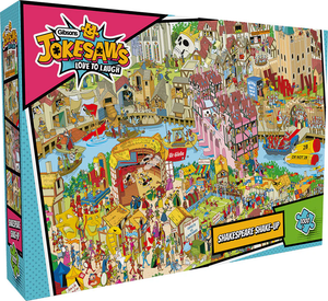 Shakespeare Shake-up - Jokesaws | Andy Tudor | Gibsons | 1000 Pieces | Jigsaw Puzzle