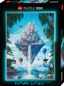 Skye Isle - Future Cities | Gal Barkan | Heye | 1000 Pieces | Jigsaw Puzzle