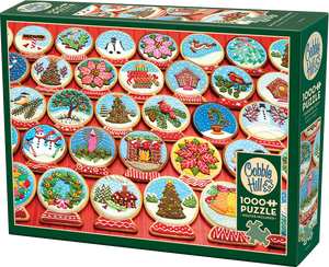 Snow Globe Cookies | Cobble Hill | 1000 Pieces | Jigsaw Puzzle