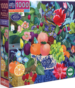 Stone Fruit - Malin Gyllensvaan | Eeboo | 1000 Pieces | Jigsaw Puzzle