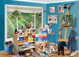 Studio Pups - Robert Giordano | Cobble Hill | 1000 Pieces | Jigsaw Puzzle