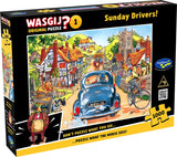 Sunday Drivers! - Original No.1 | Wasgij? Retro | Holdson | 1000 Pieces | Jigsaw Puzzle