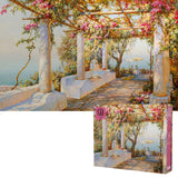 Sunny Beach Terrace - Yuri Obukhovsky | Grateful House | 1000 Pieces | Jigsaw Puzzle