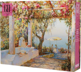 Sunny Beach Terrace - Yuri Obukhovsky | Grateful House | 1000 Pieces | Jigsaw Puzzle