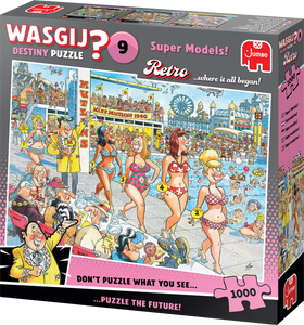 Super Models! - Destiny No.9 | Wasgij? Retro | Jumbo | 1000 Pieces | Jigsaw Puzzle