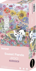 Sweet Panda | Blackcard | Botop | 300 Pieces | Jigsaw Puzzle