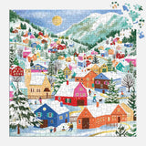 Swiss Alpine Village | Galison | 500 Pieces | Jigsaw Puzzle