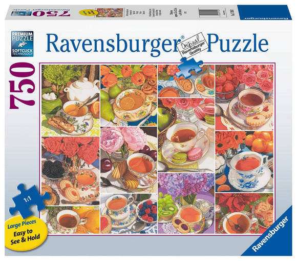 Tea Time | Ravensburger | 750 Extra Large Pieces | Jigsaw Puzzle