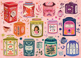 Tea Tin Treasures | Cobble Hill | 1000 Pieces | Jigsaw Puzzle