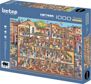 The Bookstore | Botop | 1000 Pieces | Jigsaw Puzzle