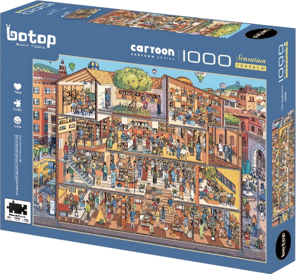 The Bookstore | Botop | 1000 Pieces | Jigsaw Puzzle