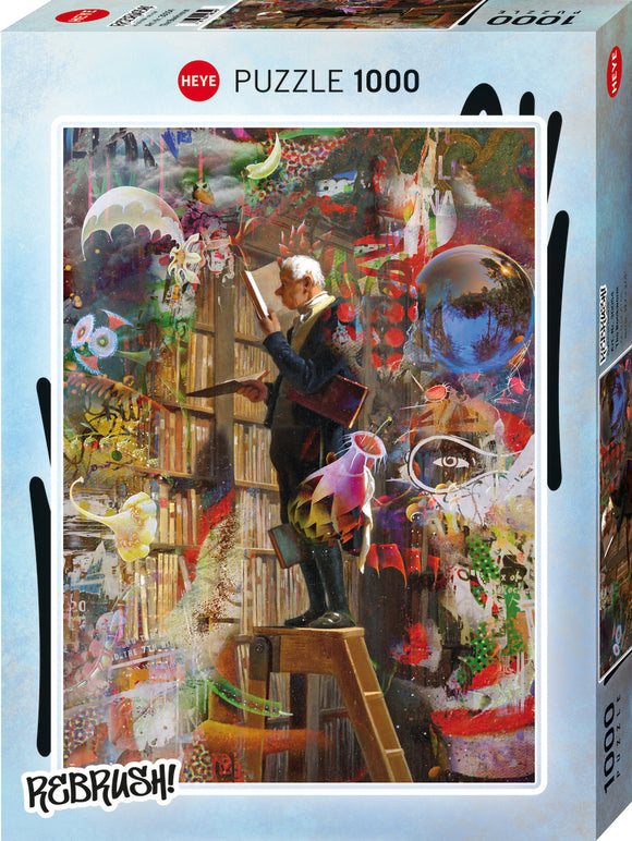 The Bookworm - Rebrush! | Günter Konrad | Heye | 1000 Pieces | Jigsaw Puzzle