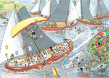 The Cheese Market & Sailboat Race | Jan van Haasteren | Jumbo | 2 X 1000 Pieces | Jigsaw Puzzle