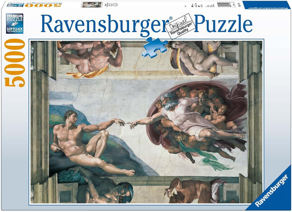 The Creation of Adam - Michelangelo | Ravensburger | 5000 Pieces | Jigsaw Puzzle