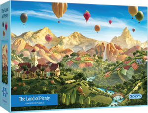 The Land Of Plenty - Carl Warner | Gibsons | 1000 Pieces | Jigsaw Puzzle