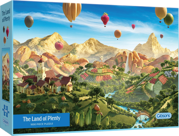 The Land Of Plenty - Carl Warner | Gibsons | 1000 Pieces | Jigsaw Puzzle