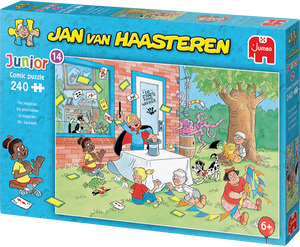 The Magician - Junior No.14 | Jan van Haasteren | Jumbo | 240 Pieces | Jigsaw Puzzle