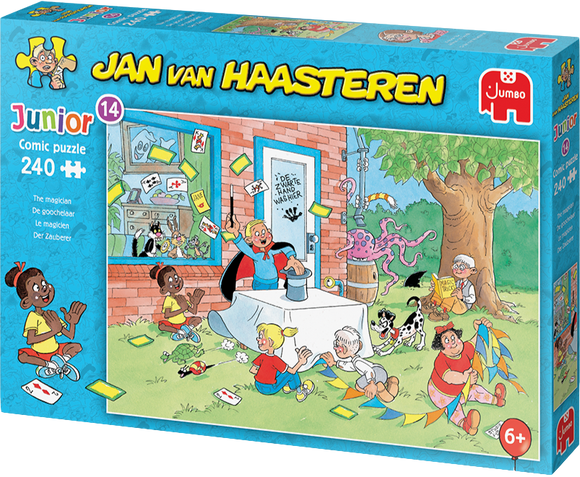 The Magician - Junior No.14 | Jan van Haasteren | Jumbo | 240 Pieces | Jigsaw Puzzle