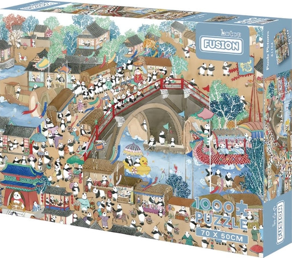 The Qingming Festival by the Riverside | Botop Fusion | 1000 Pieces | Jigsaw Puzzle